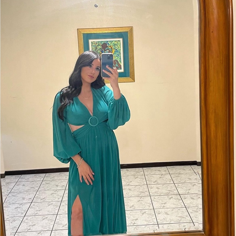 Beautiful turquoise dress only worn twice